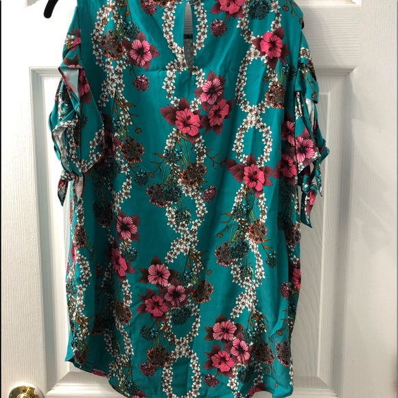 Sandro Paris ViVa turquoise top. Size 3 - Picture 7 of 7